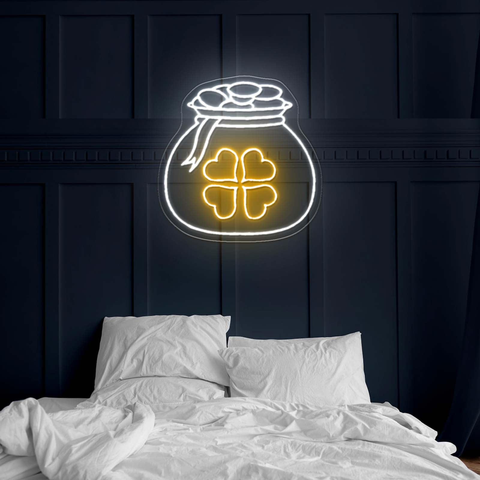 Potato Chips Glowing Led Neon Sign Light Custom Led Signs