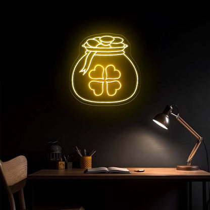 Potato Chips Glowing Led Neon Sign Light Custom Led Signs