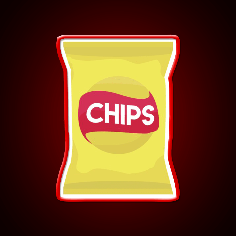 Potato Chips Snack Food Led Neon Sign Rgb Color - Shineneon