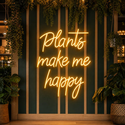 Potato Make Me Happy LED Neon Sign Garage Man Cave Neon Sign high-converting product image