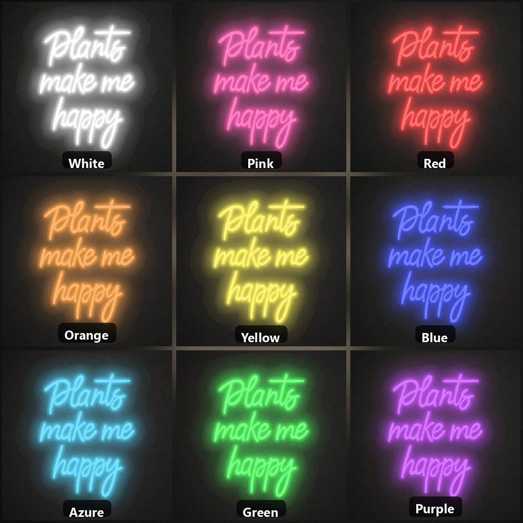 Potato Make Me Happy LED Neon Sign Garage Man Cave Neon Sign - Shineneon