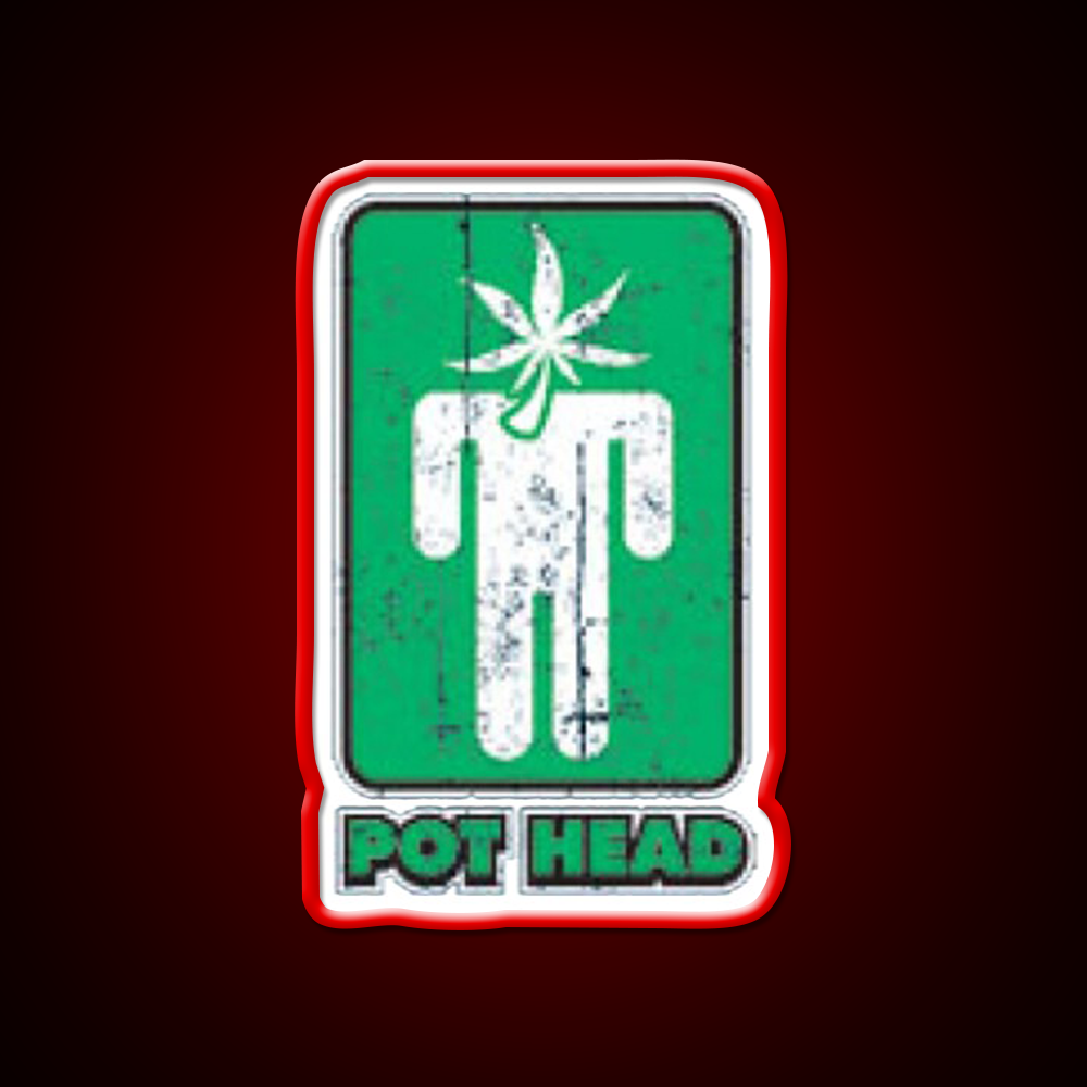 Pothead Hemp Inspired Green Leaf Led Neon Sign Rgb Color - LED neon sign view 10