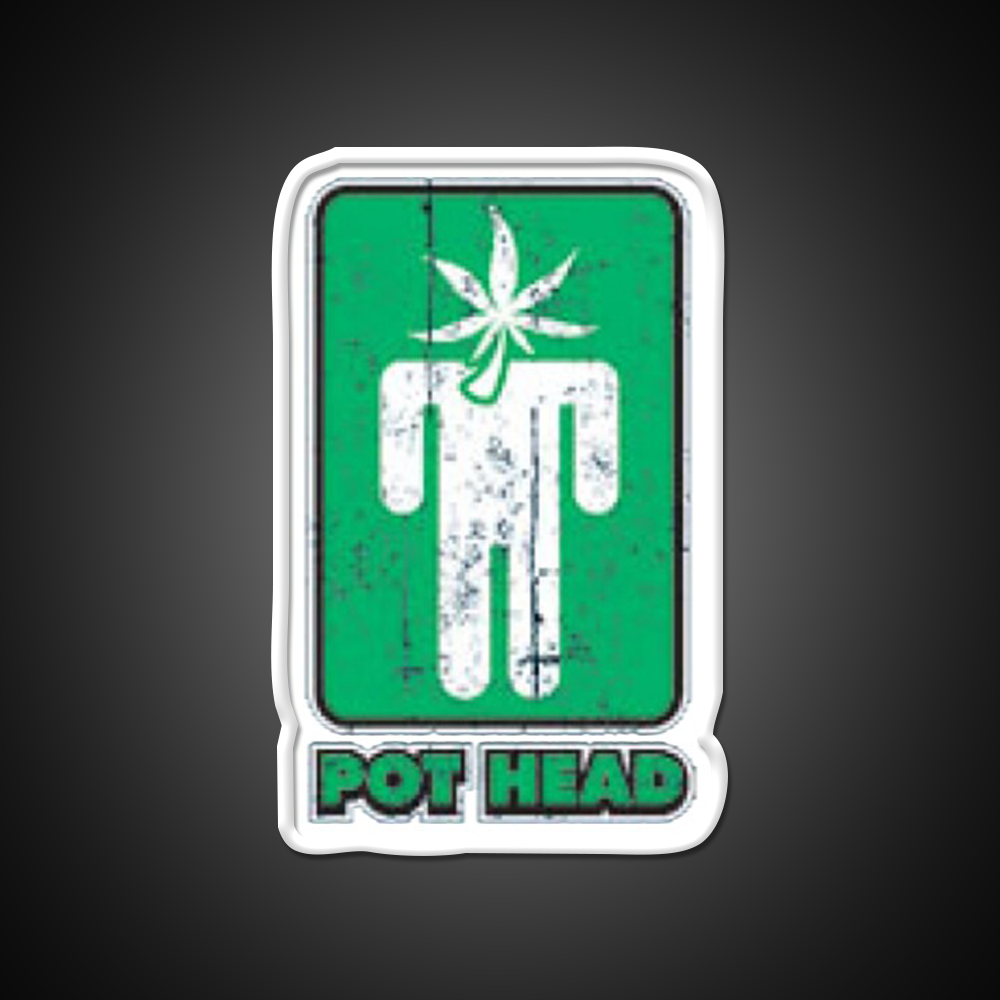 Pothead Hemp Inspired Green Leaf Led Neon Sign Rgb Color - LED neon sign view 11