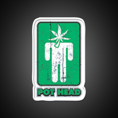 Pothead Hemp Inspired Green Leaf Led Neon Sign Rgb Color - LED neon sign view 11
