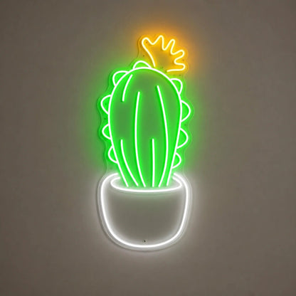 Potted Cactus Room Vintage LED Neon Sign - Shineneon