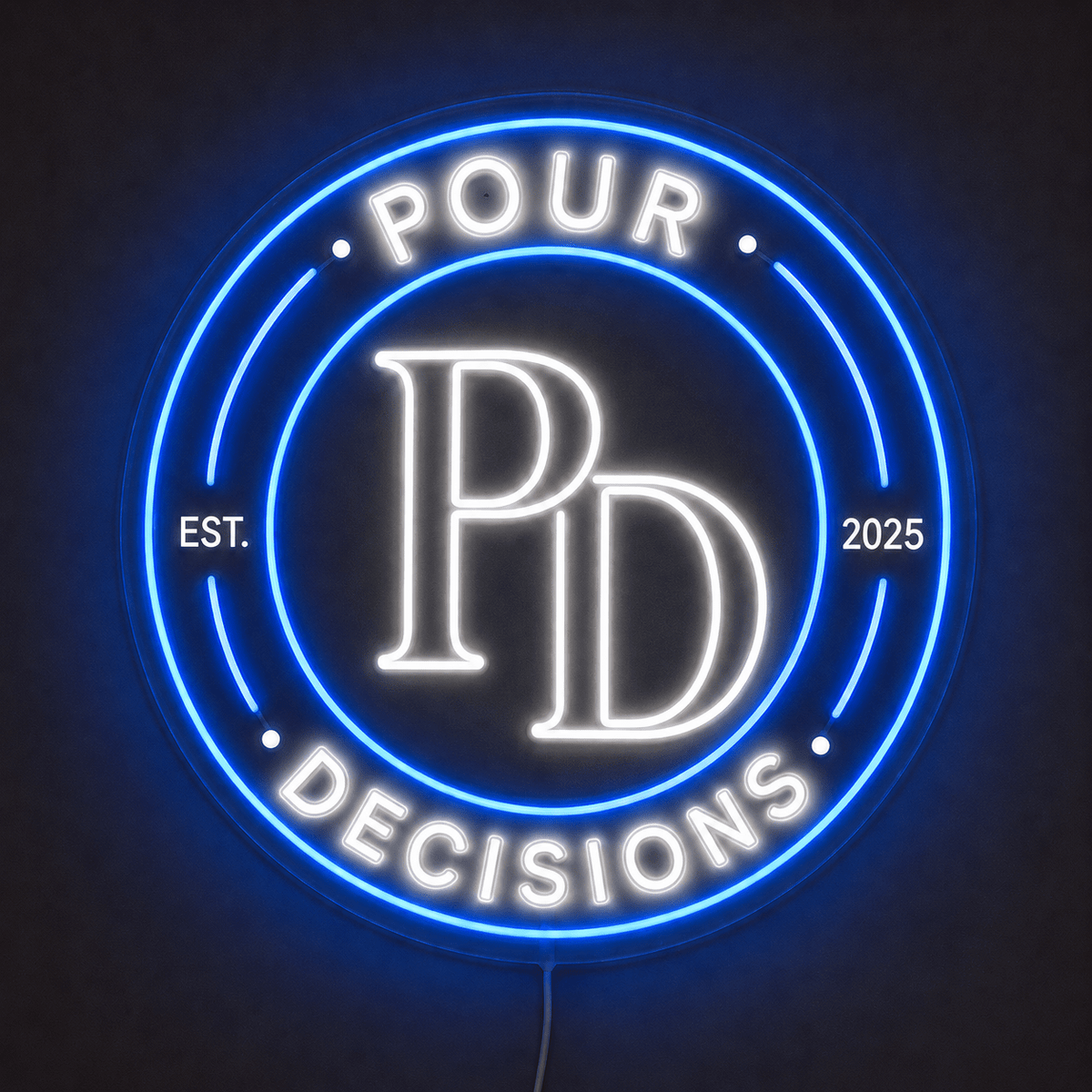 POUR DECISIONS Custom LED Neon Sign - Shineneon