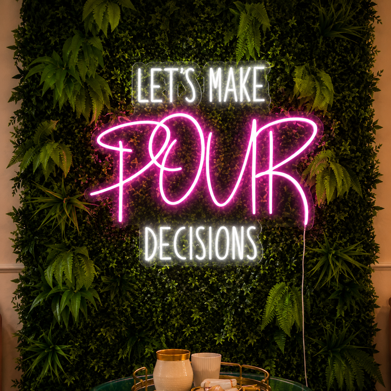 Pour Wall Decor LED Neon Sign main product image