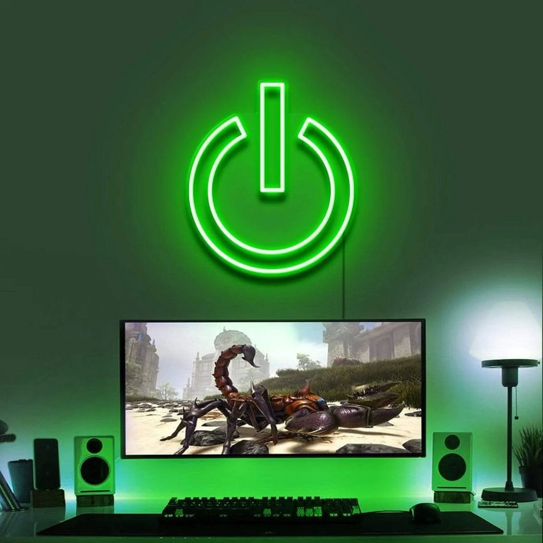 Power Button Gaming Led Sign Business Neon Sign - Shineneon