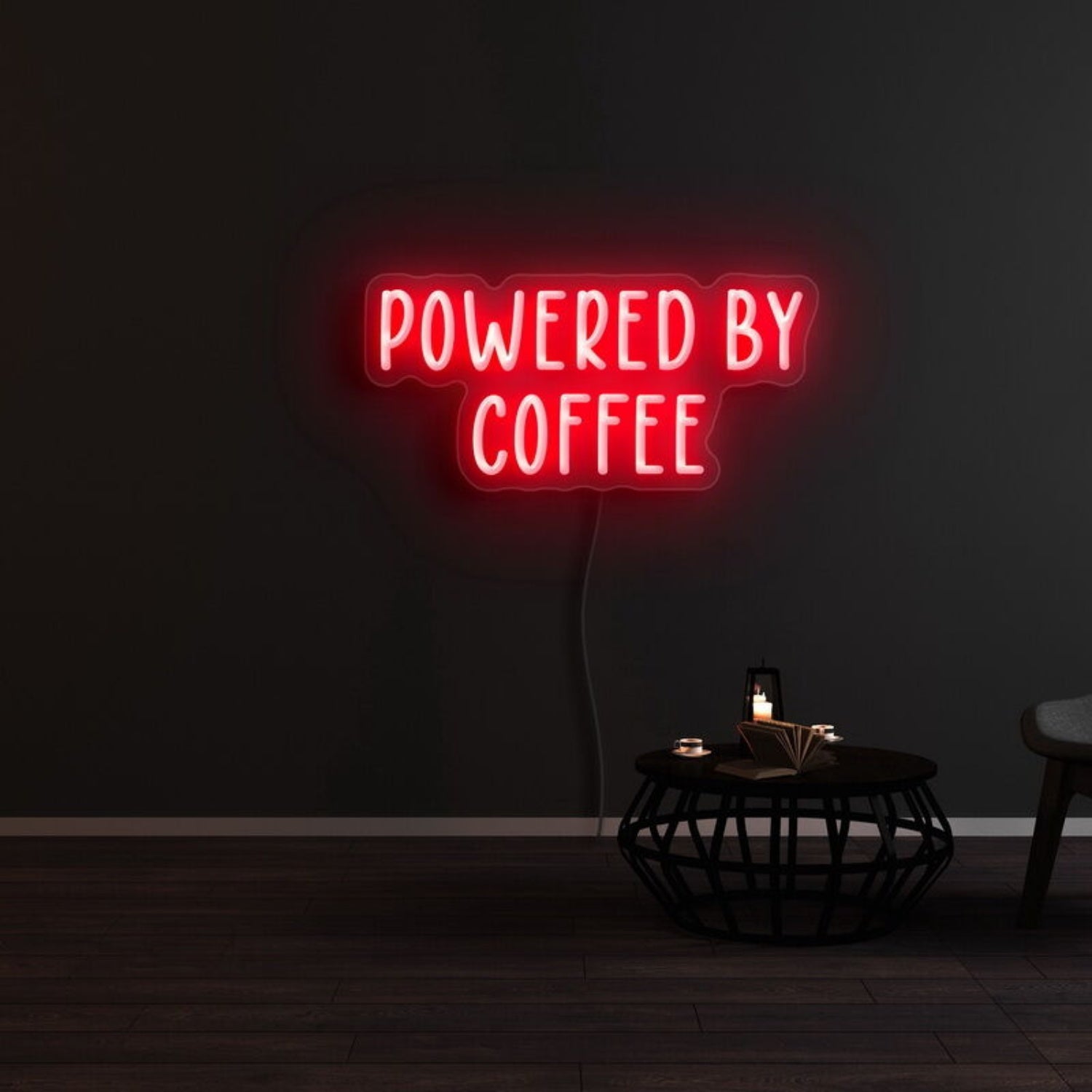 Powered By Coffee Led Neon Sign | Shineneon