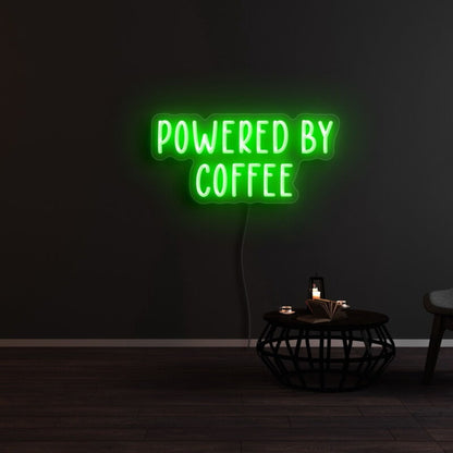 Powered By Coffee Led Neon Sign | Shineneon