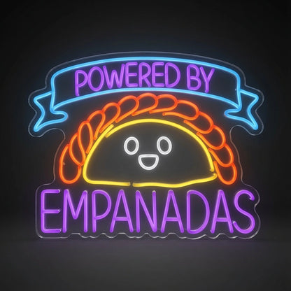 Powered By Empanadas LED Neon Sign - 01 Original Product Image