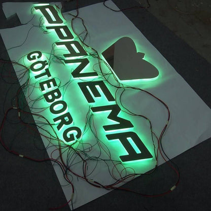 Ppanema Goteborg 3D Backlit Letters Business Metal Led Sign - Shineneon
