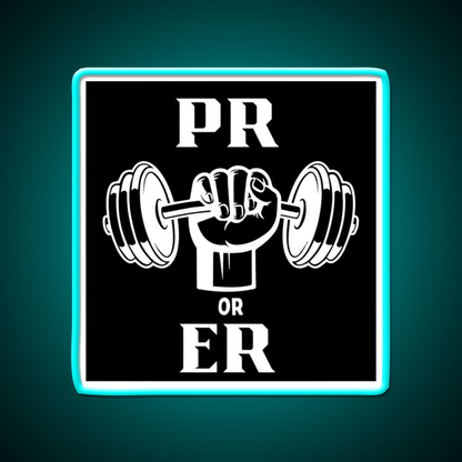 Pr Or Er Design Gym Fitness Led Neon Sign Rgb Color