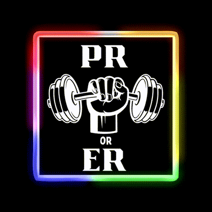 Pr Or Er Design Gym Fitness Led Neon Sign Rgb Color