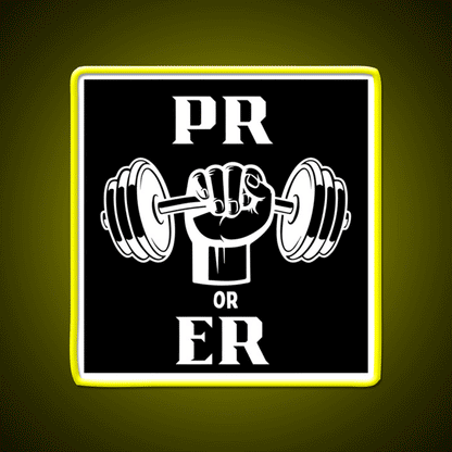 Pr Or Er Design Gym Fitness Led Neon Sign Rgb Color