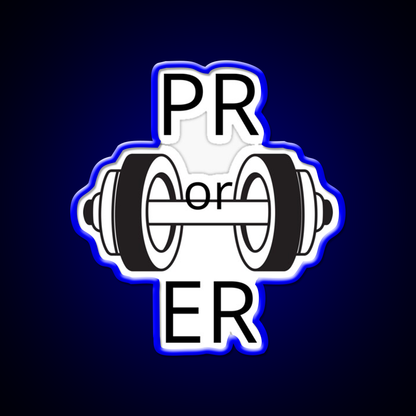 Pr Or Er Gym Fitness Led Neon Sign Gym Room Sign Rgb Color
