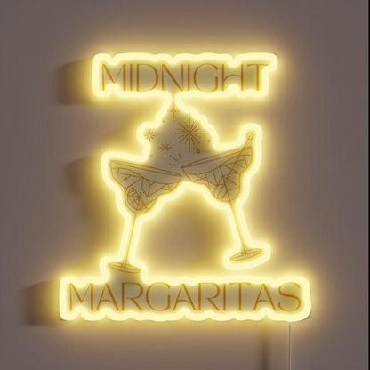 Practical Magic Midnight Margaritas Rgb Led Neon Sign - Shineneon