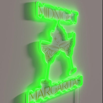 Practical Magic Midnight Margaritas Rgb Led Neon Sign - Shineneon