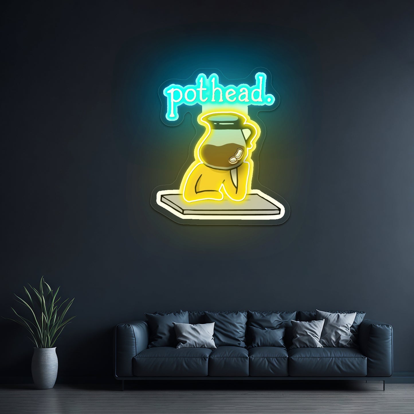 Practice Shelf Love Artwork Neon Light Signs