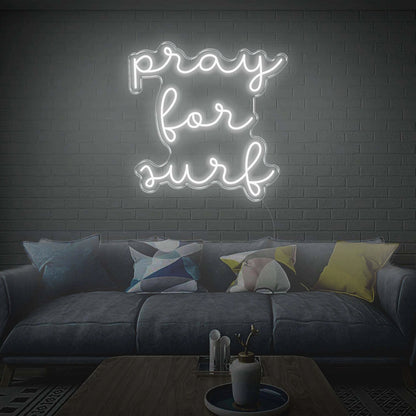 Pray For Surf Led Neon Sign | Shineneon