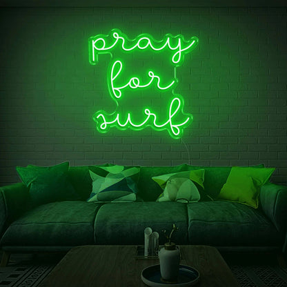 Pray For Surf Led Neon Sign | Shineneon