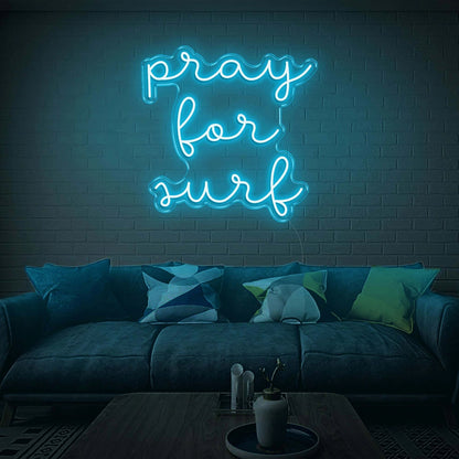 Pray For Surf Led Neon Sign | Shineneon