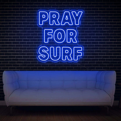 Pray For Surf Led Neon Sign V2 | Shineneon