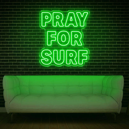 Pray For Surf Led Neon Sign V2 | Shineneon