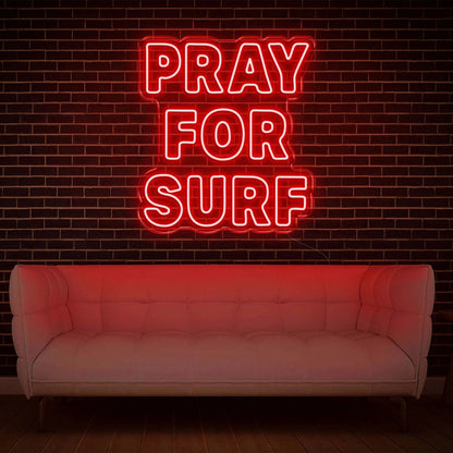 Pray For Surf Led Neon Sign V2 | Shineneon
