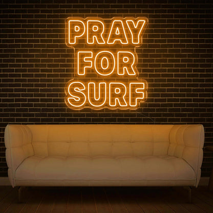 Pray For Surf Led Neon Sign V2 | Shineneon