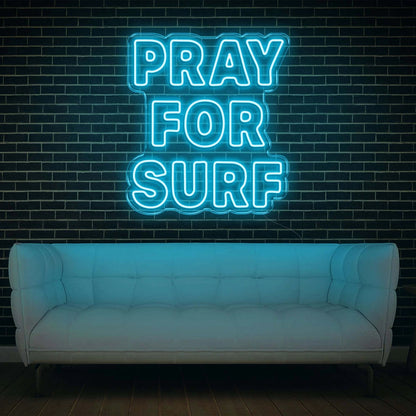 Pray For Surf Led Neon Sign V2 | Shineneon