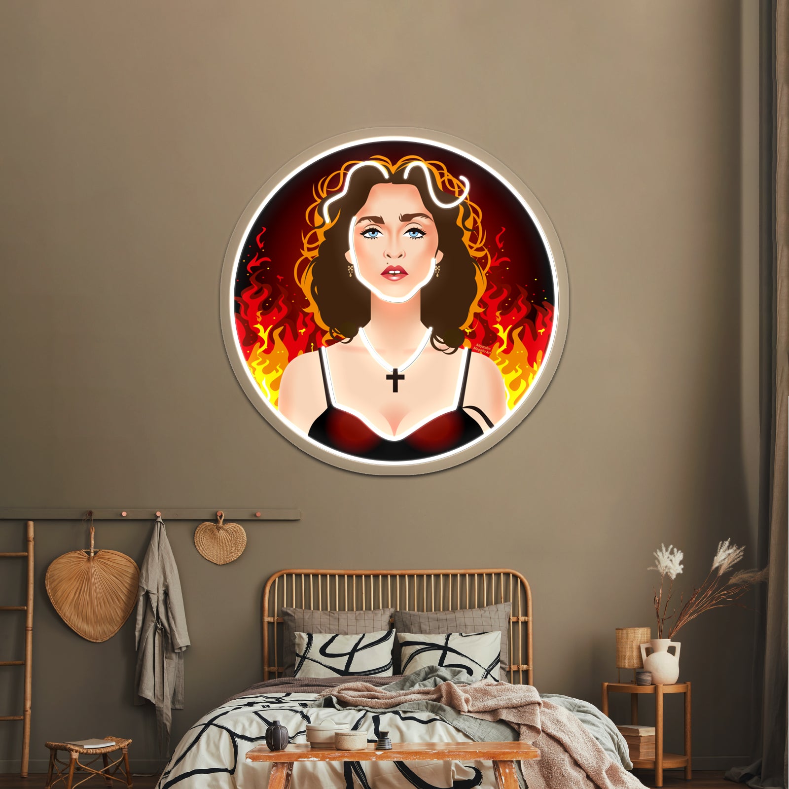 Prayer Artwork Led Signs For Bedroom | Shineneon