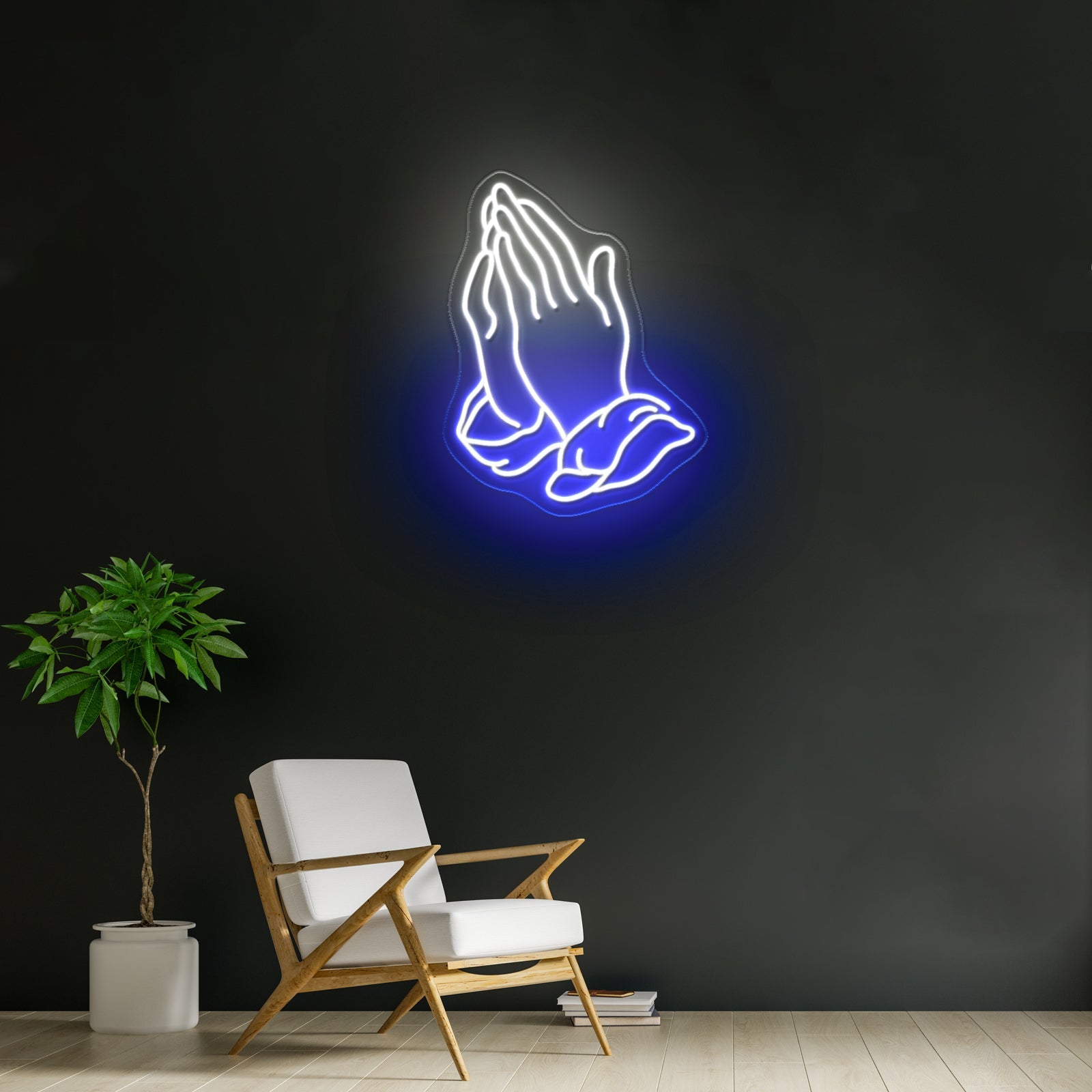 Praying Hands Neon Sign For A Bar - Shineneon