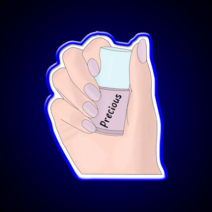 Precious Nail Polish Nail Salon Led Neon Sign Rgb Color - Shineneon