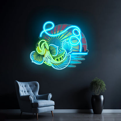 Predator Fishing Led Neon Sign Light Custom Led Signs - Shineneon