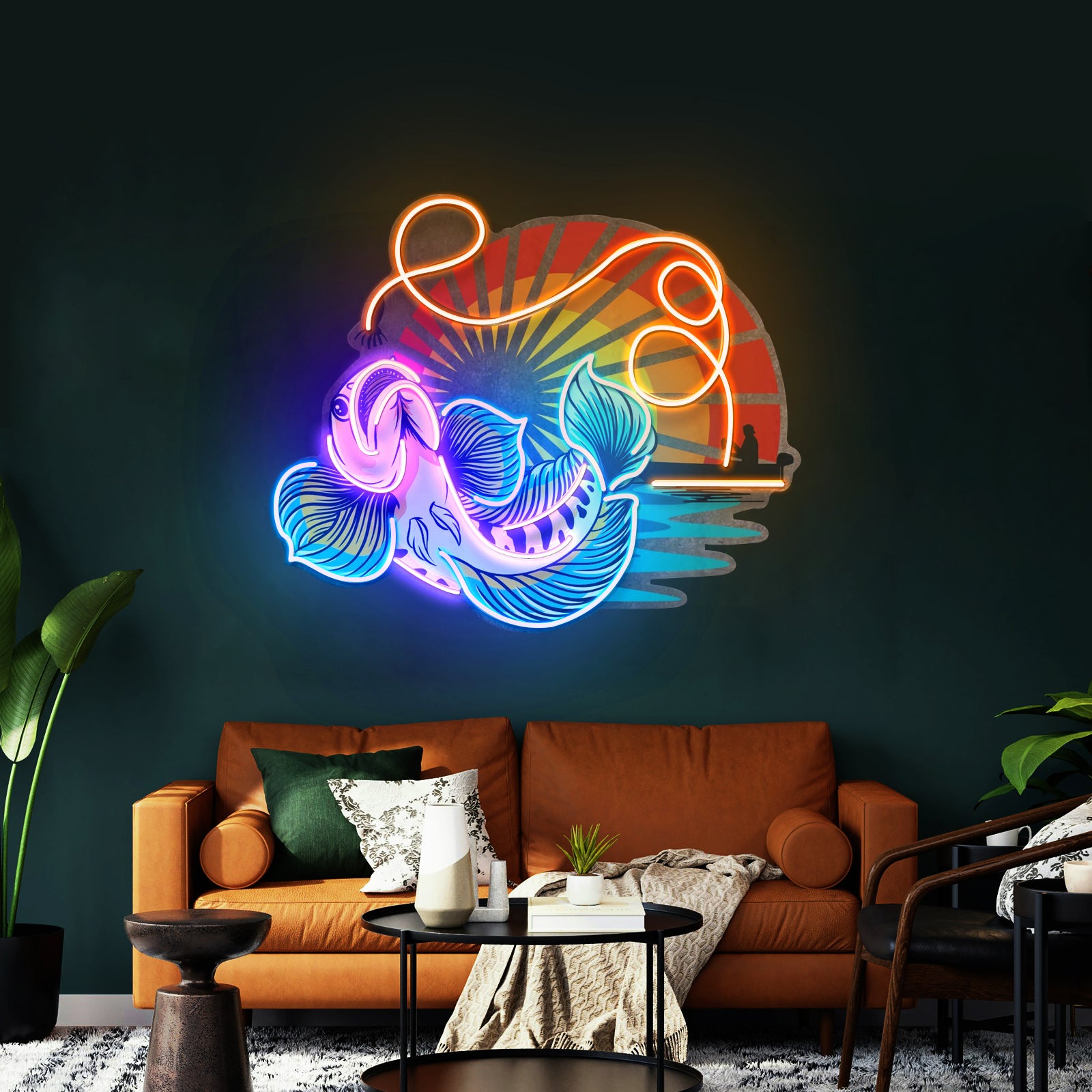 Predator Fishing Led Neon Sign Light Custom Led Signs