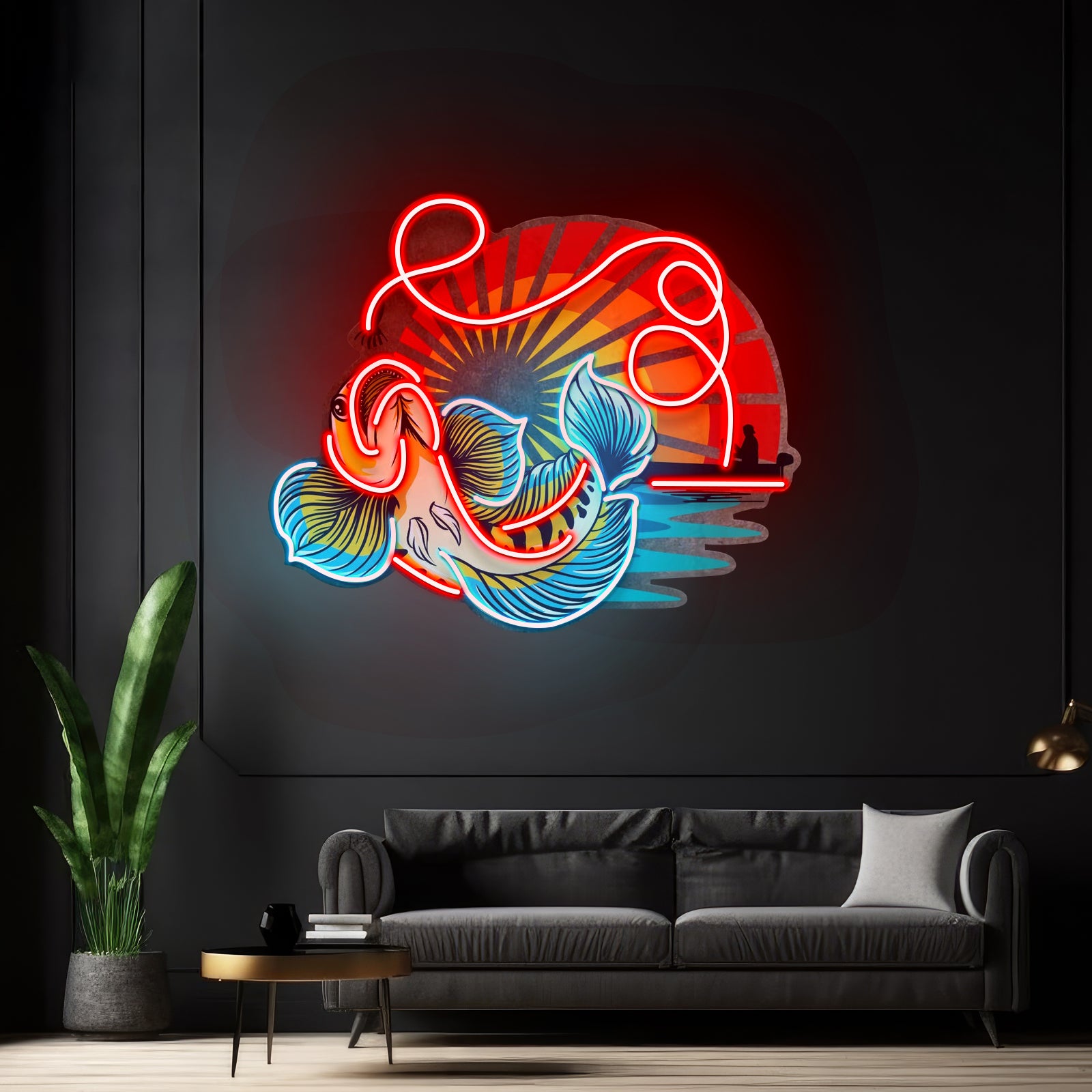 Predator Fishing Led Neon Sign Light Custom Led Signs