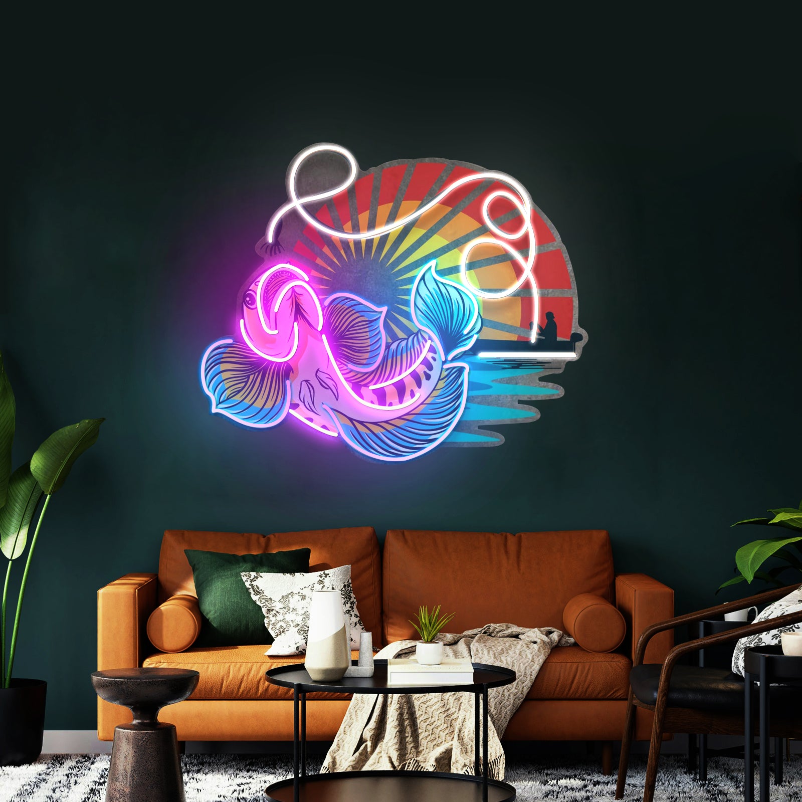 Predator Fishing Led Neon Sign Light Custom Led Signs