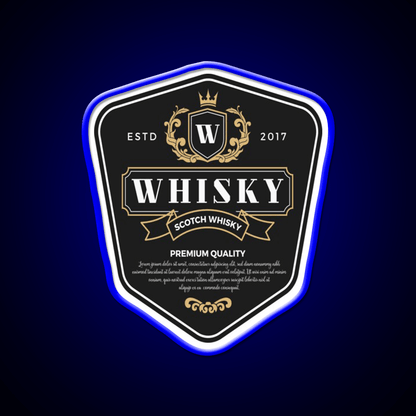 Premium Whisky Alcohol Whiskey Drink Bar Led Neon Sign Rgb Color - Shineneon