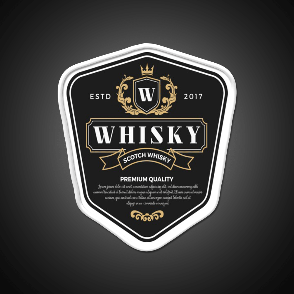 Premium Whisky Alcohol Whiskey Drink Bar Led Neon Sign Rgb Color - Shineneon