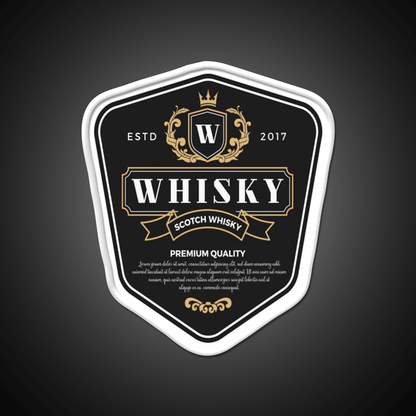 Premium Whisky Alcohol Whiskey Drink Bar Led Neon Sign Rgb Color - Shineneon