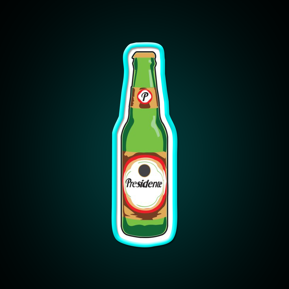 Preserved Beer In The Bottle Beer Bar Decor Led Neon Sign Rgb Color - Size and dimension reference