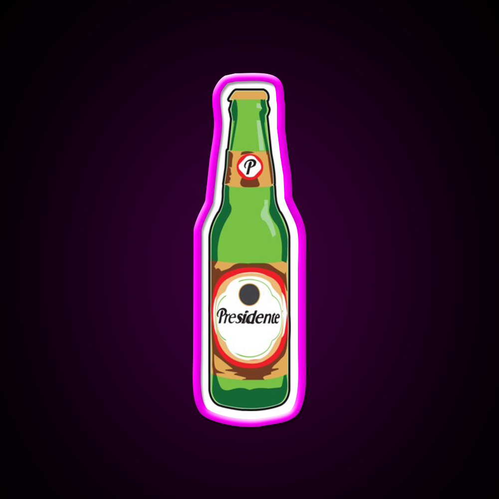 Preserved Beer In The Bottle Beer Bar Decor Led Neon Sign Rgb Color - Neon sign mounted on wall in room