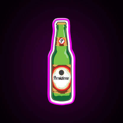 Preserved Beer In The Bottle Beer Bar Decor Led Neon Sign Rgb Color - Neon sign mounted on wall in room