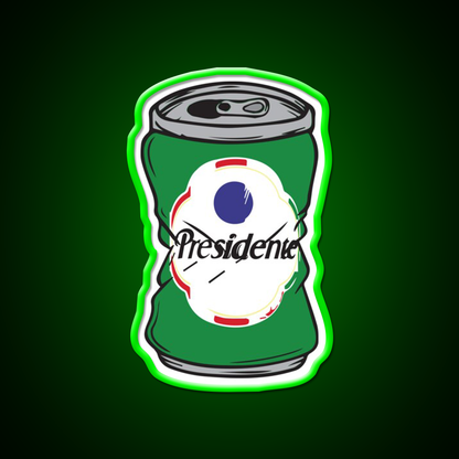President Beer Bar Decor Led Neon Sign Rgb Color