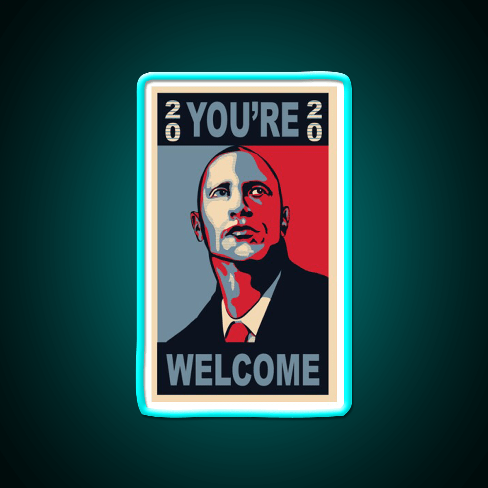 President Rock Welcome Led Neon Sign Open Sign Rgb Color - Shineneon