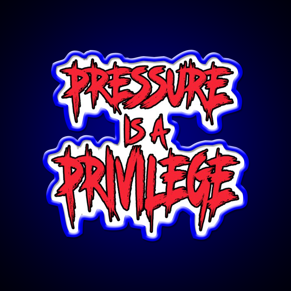 Pressure Is A Privilege Gym Fitness Led Neon Sign Rgb Color