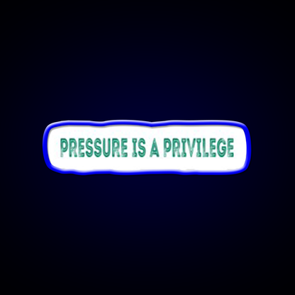 Pressure Is A Privilege Gym Fitness Led Neon Sign Gym Room Sign Rgb Color