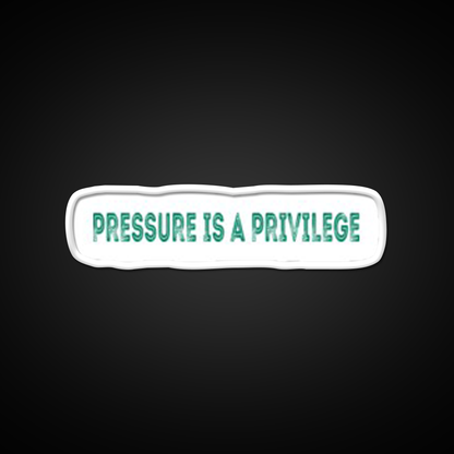 Pressure Is A Privilege Gym Fitness Led Neon Sign Gym Room Sign Rgb Color