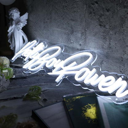 Pretty Boy Bowen White Led Neon Sign - Shineneon